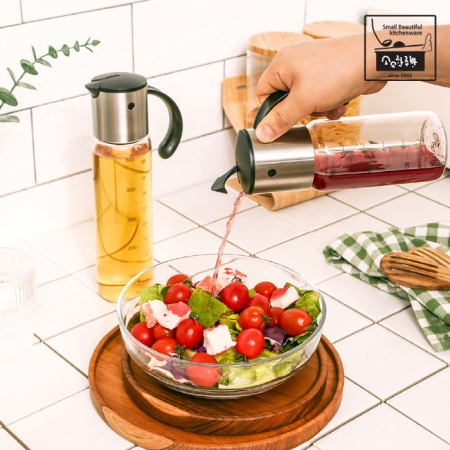스테인레스 글라스 자동개폐 방식 고급 오일병 320ml #2