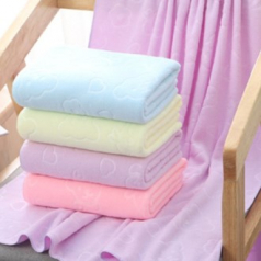 파스텔베어 극세사 대형 비치타올 / 바스타올 타올 극세사타올 극세사 타올 수건 물놀이 수영장