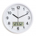 무소음 온습도 벽시계 350 화 이트