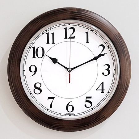 무소음 원목실 버링 벽 시계 320 #2