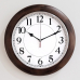 작은이미지: 무소음 원목실 버링 벽 시계 320 #2