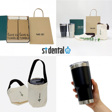 와우1호 선물세트 심플st텀블러2p 파우치2p세트(쇼핑백) #5