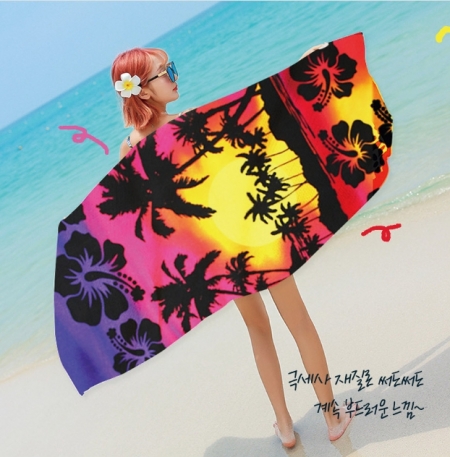 대형 극세사 비치타올/ 극세사타올 고급원단 야유회 행사 #2