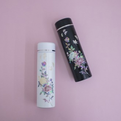 아름누리 전통꽃무늬 고급 316 자개텀블러