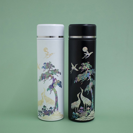 아름누리 자개316 소나무 자개텀블러500ml #3