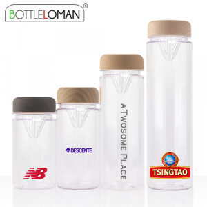 보틀로만 PET 마이보틀 우드 쉐이킹 700ml