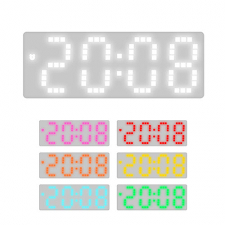 컬러 LED 미러시계 (GH8017) #2