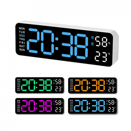 블랙페이스 버티컬G LED 탁상시계(GH5503) #3