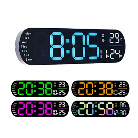 블랙페이스 버티컬R LED시계 (GH5502) #3