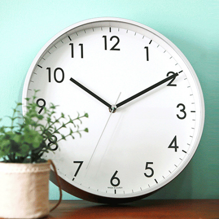 무소음 레일 라운드 벽시계 280 #2