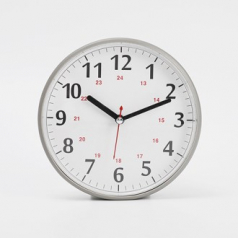 그레이 포인트 욕실 시계