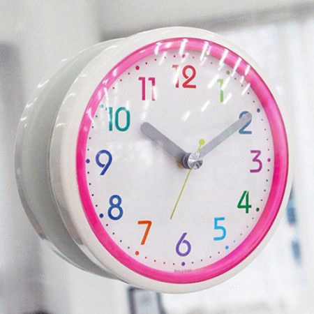 파스텔 욕실시계 #2