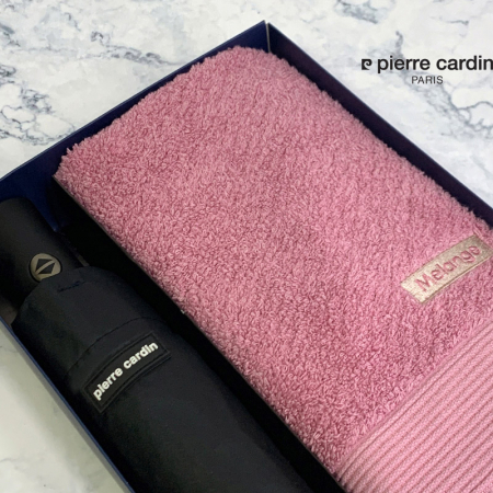 피에르가르뎅자동3단우산+타올세트 D #5