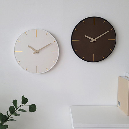 무소음 골드 라인 벽시계 300 #2