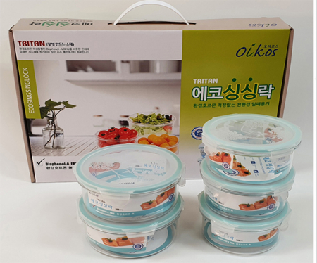 에코 싱싱락 밀폐용기 10P 젖병소재 트라이탄 #4