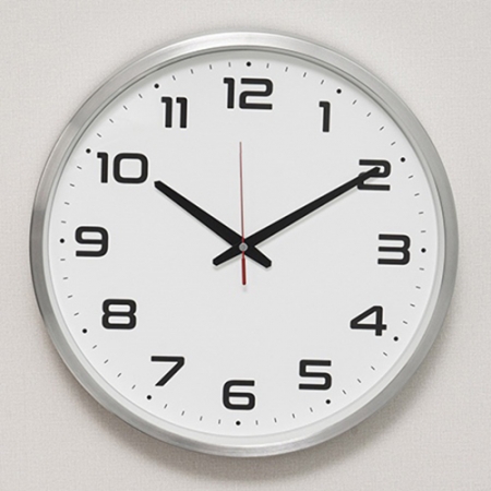 무소음 알루미늄 벽시계 370 #2