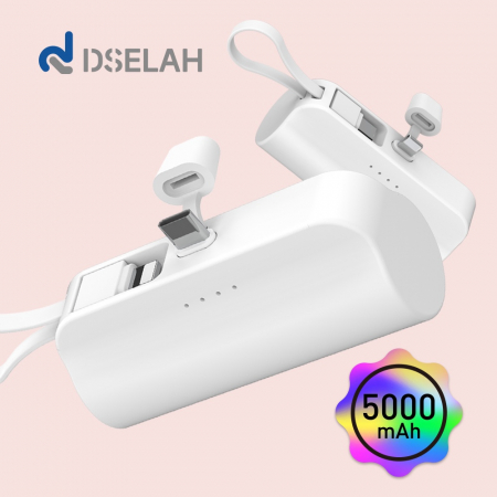 desleah 디셀라 5000mAh 2 in 1 미니 도킹형 보조배터리 #2