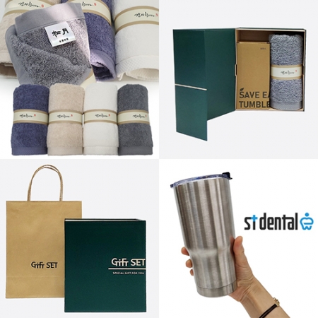 와우3호 선물세트 심플st텀블러 송월타올 띠지(쇼핑백) #5