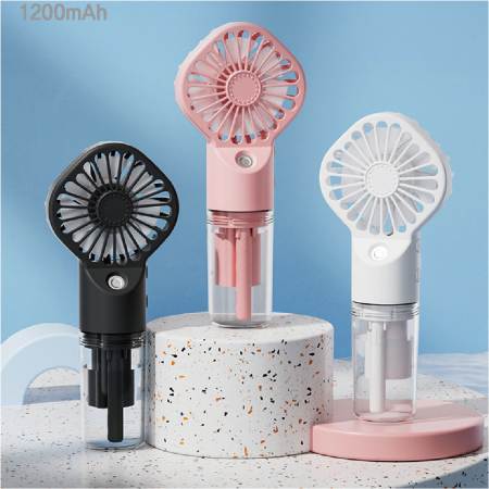 스프레이 선풍기1200mAh, 물분무 선풍기, 휴대용 선풍기 , 미니선풍기, 가습기 미스트 #2