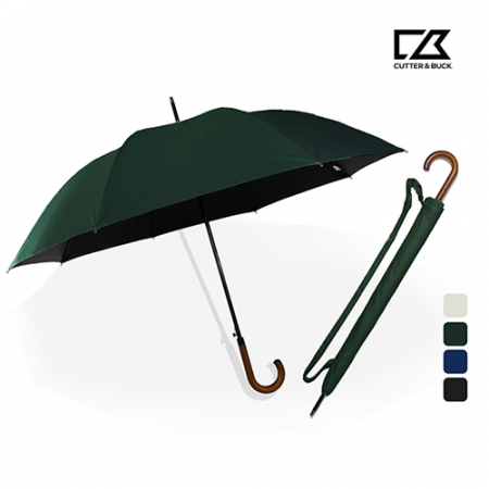 커터앤벅 70 곡자 자동 우드핸들 암막 장우산 #2