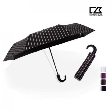 커터앤벅 3단 곡자 완자동 스트라이프 암막 양우산 #2