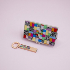 나빌레라 LED 자개스틱 USB 명함세트 한글문양(8G~32G)