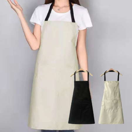 심플 데일리 생활방수 무지 앞치마, 주방 주방용품 식당 카페 공방 #2