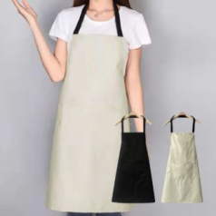 심플 데일리 생활방수 무지 앞치마, 주방 주방용품 식당 카페 공방