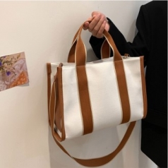 캔버스 빅스퀘어 가방, 에코백 숄더백 크로스백 심플가방 학원가방