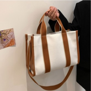 캔버스 빅스퀘어 가방, 에코백 숄더백 크로스백 심플가방 학원가방