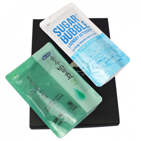 슈가버블 세탁세제 300ml + 참그린 주방세제 300ml 2종 #2