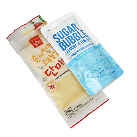 고무장갑 + 슈가버블 세탁세제 300ml 세트 #2