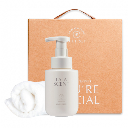 퓨어센스 라라 40수 코마사 포근한 고급타올 200g + 비건 퍼퓸 핸드워시 250ml 세트 // 국내생산 #3
