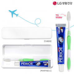 엘지 페리오치약 50g 미세모 칫솔세트 PP백색