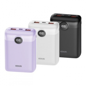 코끼리 고속충전 LCD 잔량표시 대용량보조배터리 20000mAh