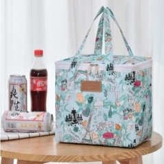 네모난 캐릭터 쿨러백, 미니 아이스박스, 보냉백 피크닉가방 아이스백 쿨러백 야유회 행사 소풍 보험판촉물