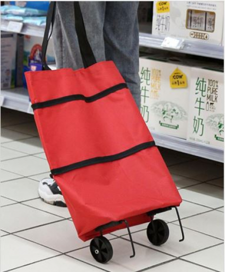 바퀴달린 접이식 장바구니 40L #3