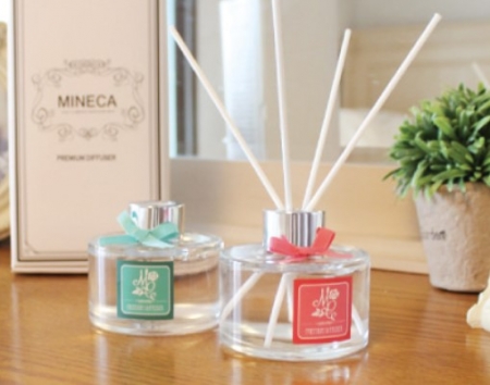 미네카 파스텔 원형 디퓨져 100ml / 화이트스틱 #2