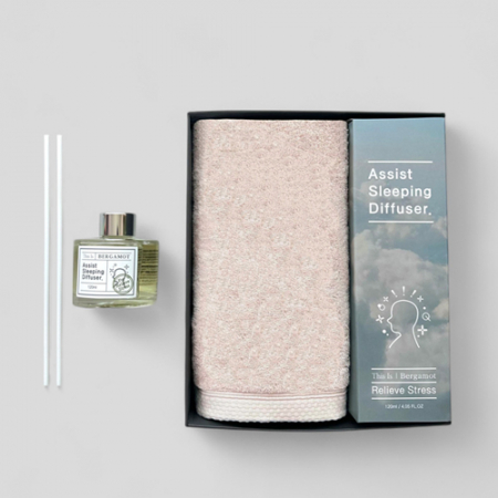 프리미엄 디퓨져 수건 답례품 수면B(디퓨져 120ml1+160g 코마 40수1) 선물세트 단체선물 기념선물 #4