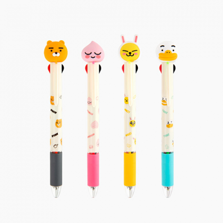 캐릭터 피규어 멀티 4색 볼펜 4종 #2