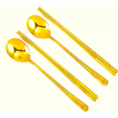 국화 골드 수저