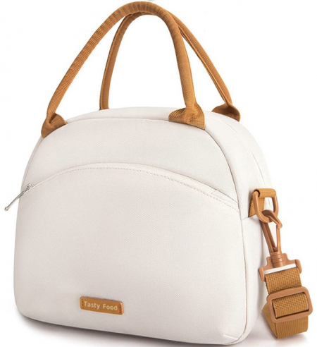 프리미엄 모던 숄더 도시락 가방, 옥스포드 보온보냉백 #5