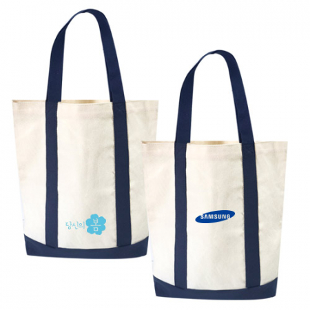 네이비 배색 에코백 기업 관공서 우선납품제작 #2