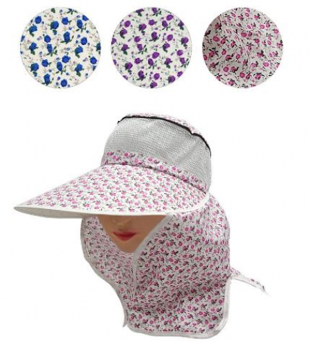 농모 꽃무늬 밭일모자 농사모자 #2