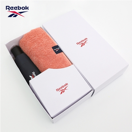 리복 3단수동 친환경 어스 우산 + 160g 면사타올 세트 #2