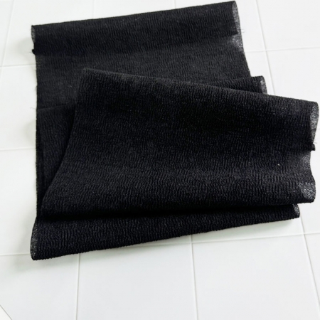 블랙 샤워타올, 고급 바디 각질제거, 거품 샤워 타올 #5