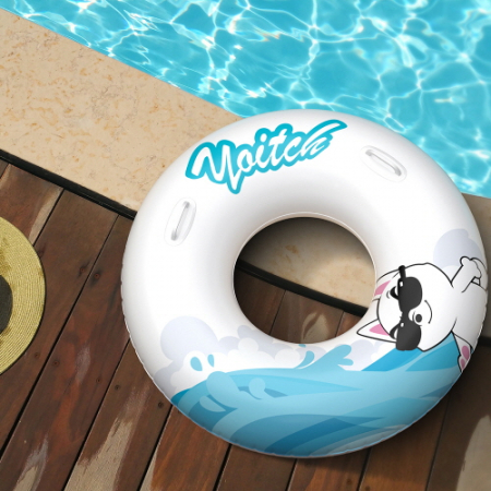 [요이치]물놀이 용품 대형 감성 원형 튜브 #5