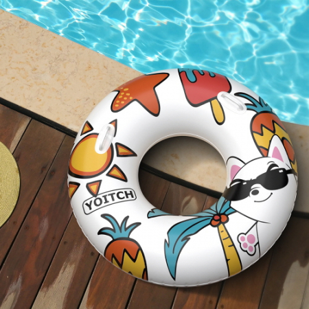 [요이치]물놀이 용품 대형 감성 원형 튜브 #3