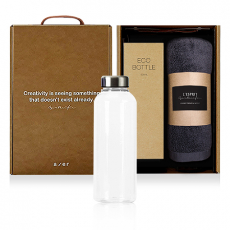 레스쁘리 고급 보틀세트 Q (밀크보틀 스텐 530ml + 타올) #2