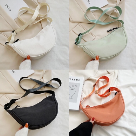 B029 베이직 반달 크로스백 캐주얼 패션 무지 가방 인쇄 답례품 #2